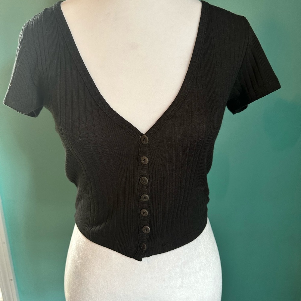 Cropped Button Up